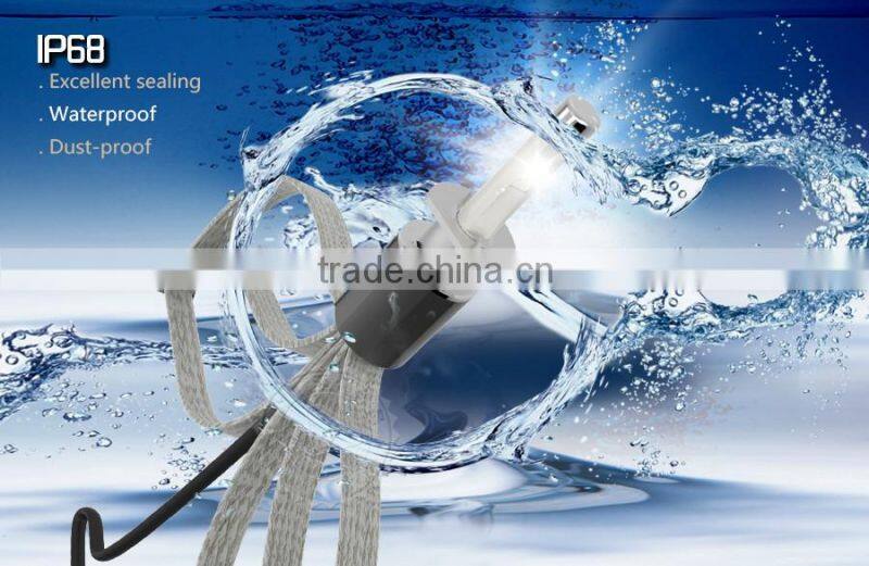 Guangzhou auto lamp high power led auto lamp led headlight h1-6000k-a 40w 9600lm headlight for proton wira