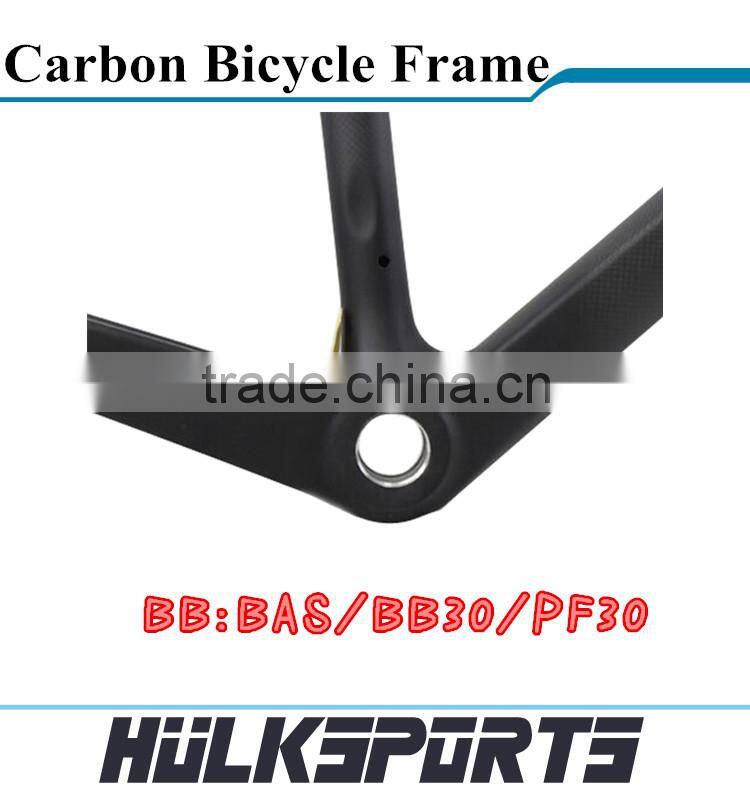 Toray T700 full road bike frame Cyclocross bicycle frame Full carbon road bike frameset 700C carbon frame and fork