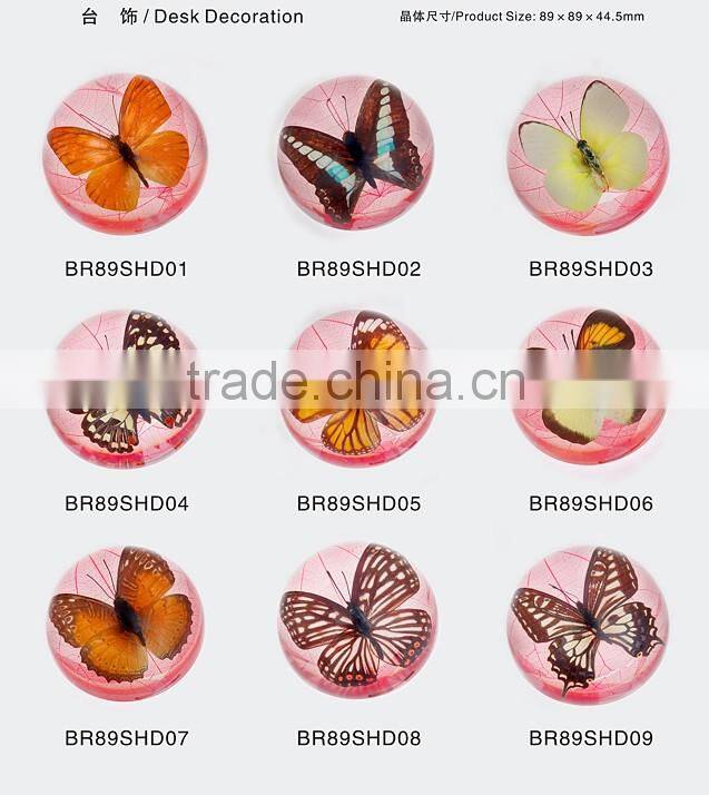 New design promotion gifts butterfly wholesale butterfly paperweight