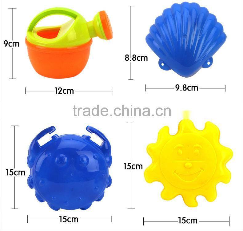 Summer Funny Beach Toys In Mesh Bag Plastic Beach Buckets And Spades Toy 10 PCS/Set