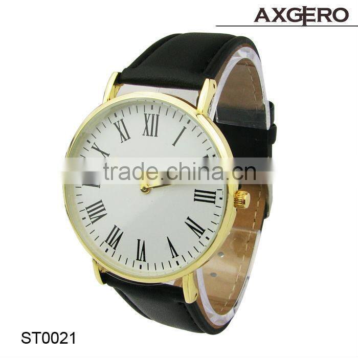 2015 china supplier Vogue design fashion sport watches men leather watch