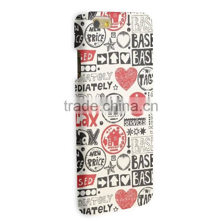 new design Soil release pc glitter phone cover