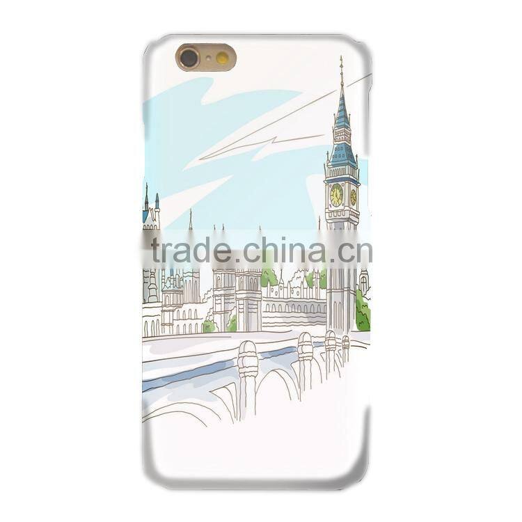 unique design 3D sublimation phone case for clear iphone case