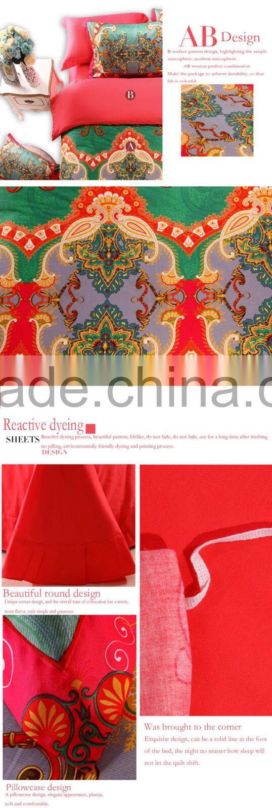 European style pattern luxury hot sale bedding set