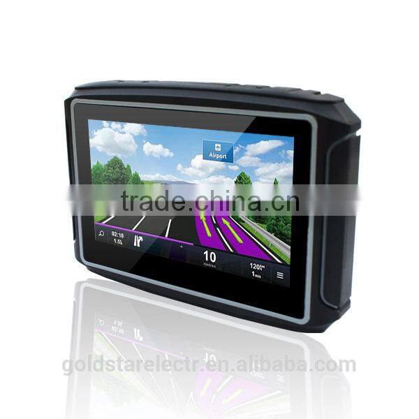 2016 Hotting Sale 4.3' inch Waterproof Navigator GPS for motorcycle