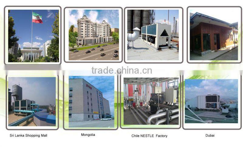 Bright chiller using water tower