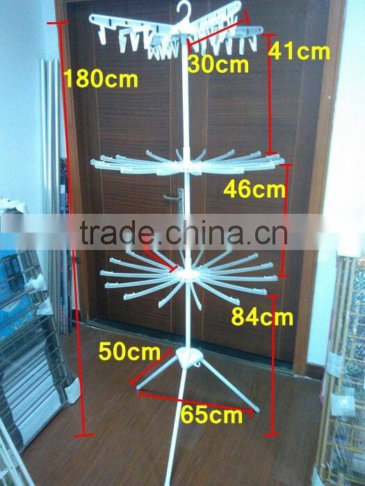 Household Products Folding Plastic Laundry Dryer Hanger