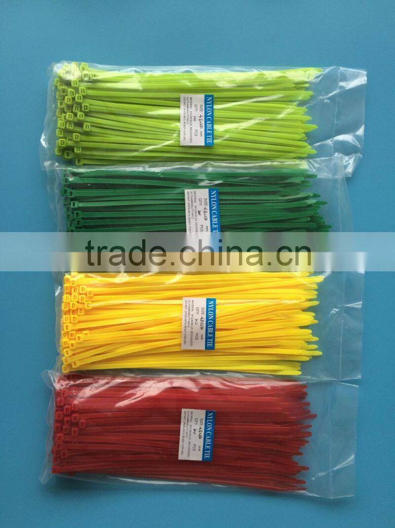 double lock cable tie, double loop cable tie, plastic cable tie
