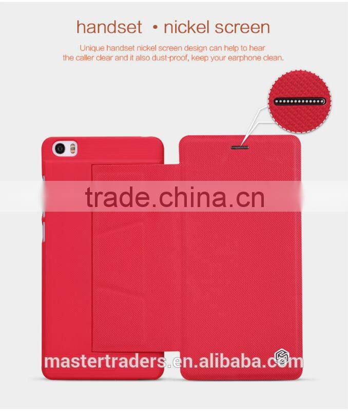 Original NILLKIN Ming Series Stand Holder Flip Wallet PU Leather Case With Card Slot For Xiaomi Note MT-3362