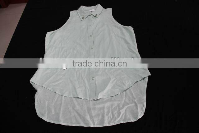 Ladies fashion design sleeveless blouse
