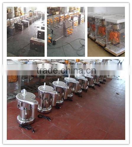CE,ROHS approve automatic citrus juicing and fruit pressing machines,hot selling automatic orange juicer for restaurant