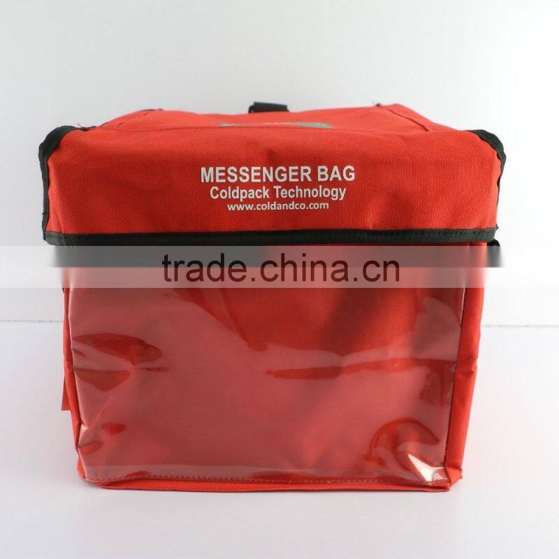 2016 Red color cooler bag Portable PVC lunch Bag Insulated Cooler Ice Bag Hand in china