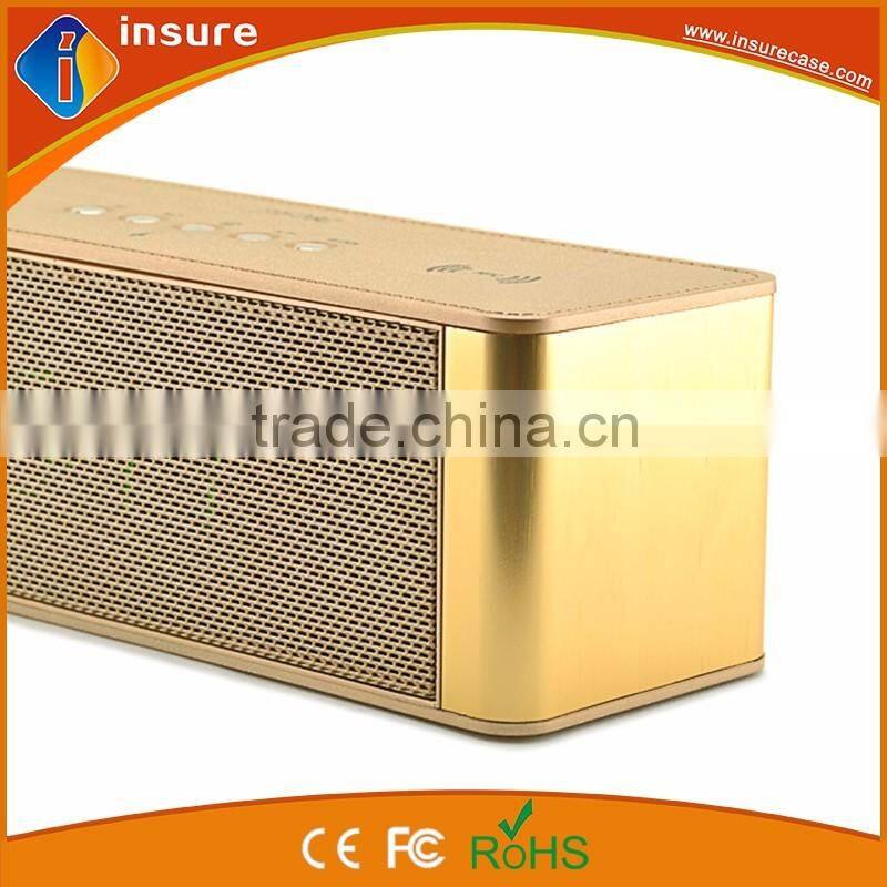 2016 shenzhen factory best portable wireless speakers with clock display