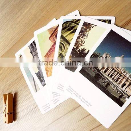 straight cut post card customize & wholesale postcard with factory price