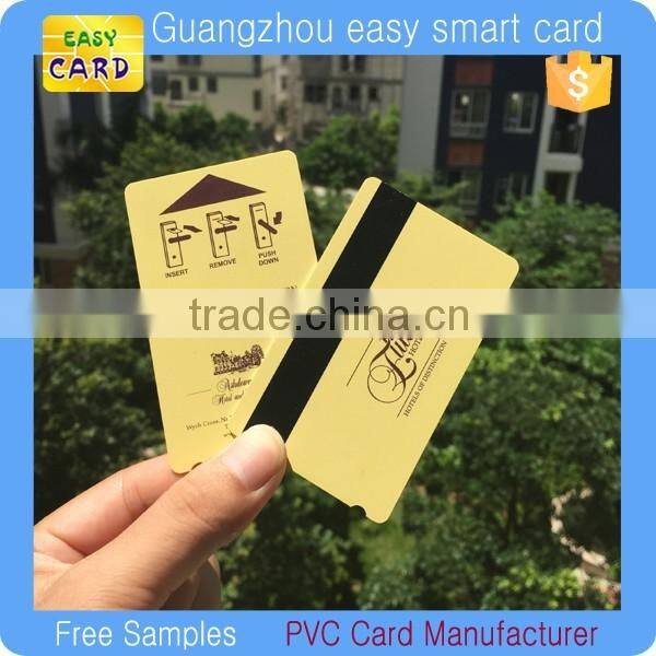 CR80 standard size CMYK offset printing plastic cards with magnetic stripe