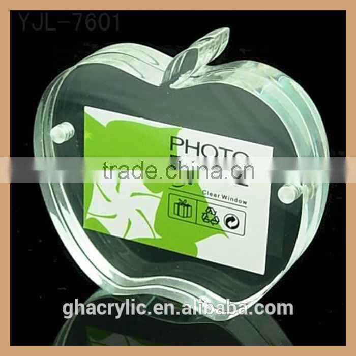 GH-P0004 factory outlet acrylic refrigerator magnet photo frame plexiglass picture frame