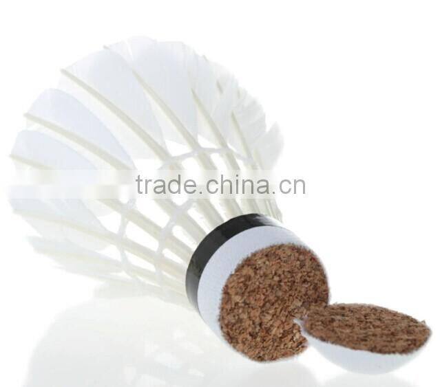Training Head Cheap Aeroplane Shuttlecock Goose Feather Badminton