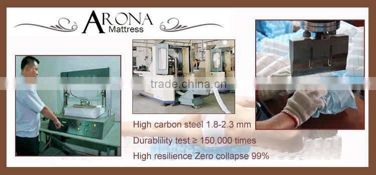 Special design luxury pillow top vacuum hilton standard hotel mattress/mattress factory