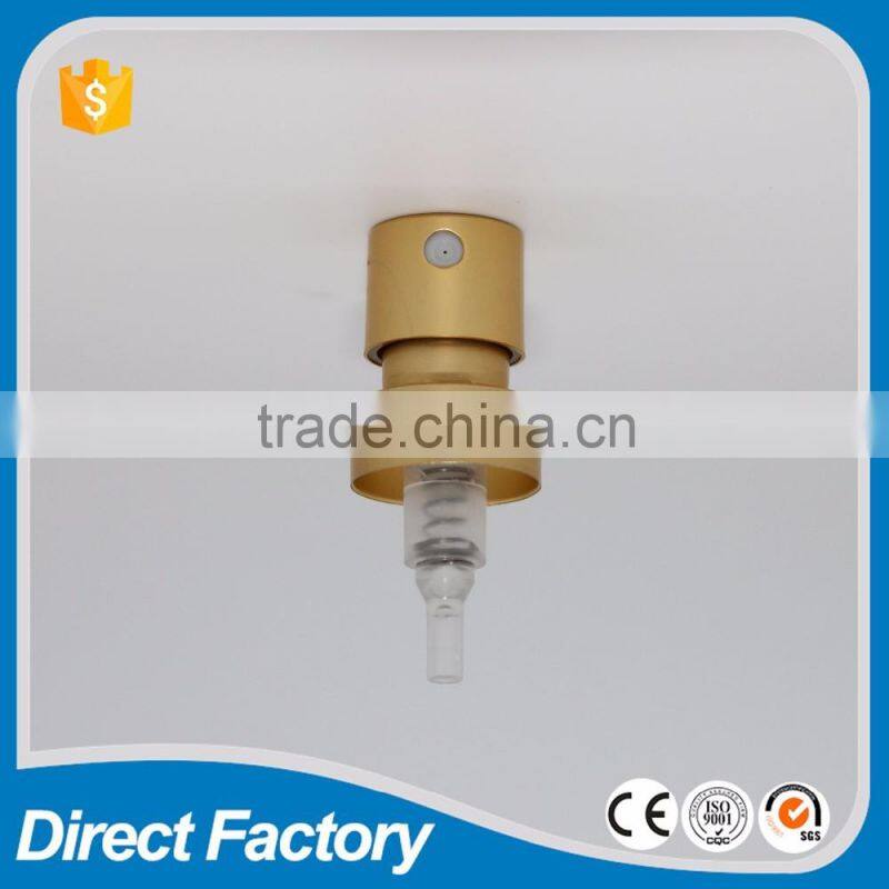 18mm matt silver/golden perfume crimp pump
