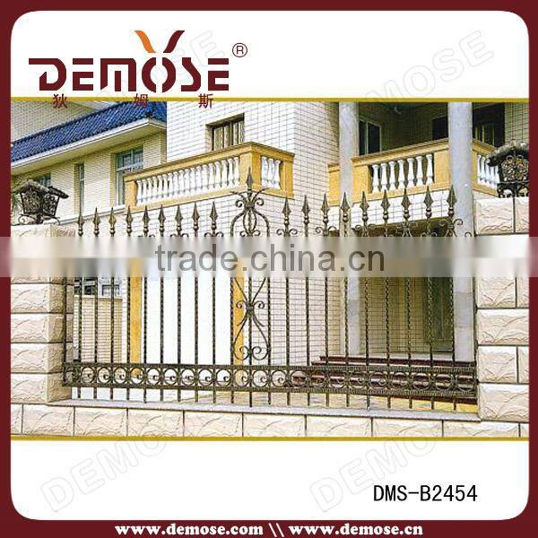 antique wrought iron balustrade for step