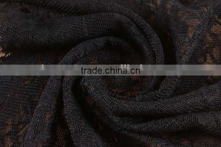 Textile supplier Best selling Fashion Knitted nylon lace for wedding dress