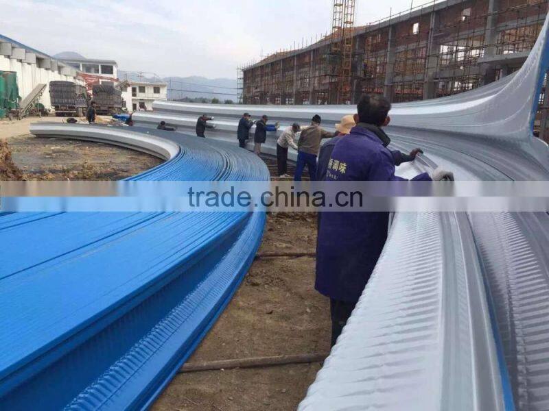 long k steel building roof roll forming machine