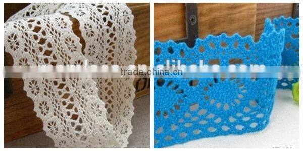 HOT ! Newest fashion 2.5cm cotton lace trim for wholesale