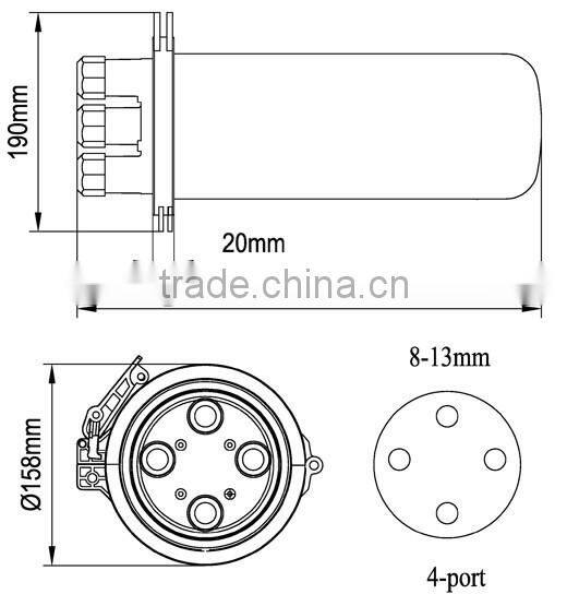 zhantong optical fiber cable splice closure telecom tools and equipment outdoor fiber cable enclosure