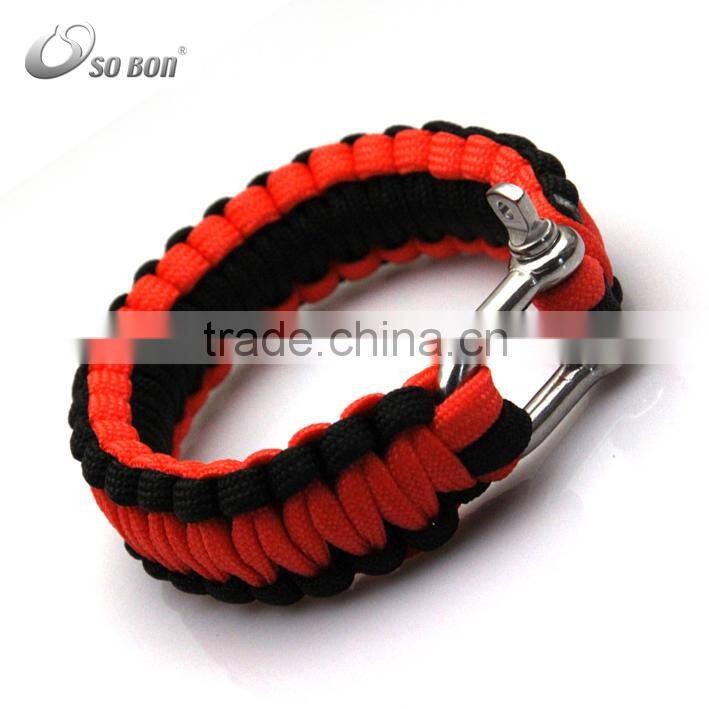 survival lighter paracord clasp 550 paracord survival bracelet fire for sale