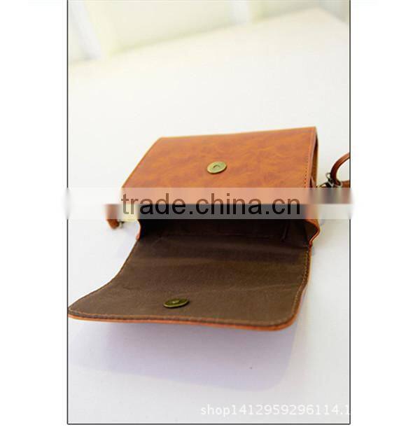 Manual special design ladies pu shoulder bag with ladle cover closure