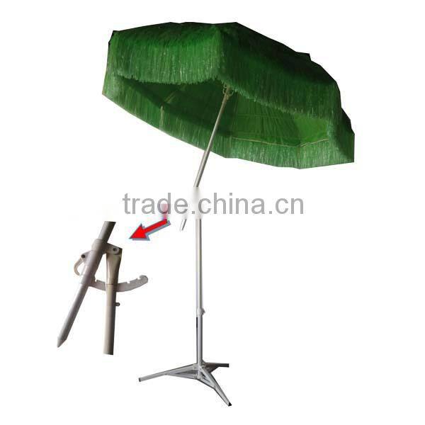 Beach straw umbrella