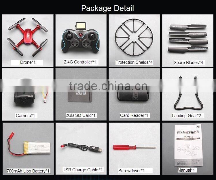 2016 6 Axis Gyro HD Camera Explorer RC Drone Quadcopter,LCD Screen quad GW-F181