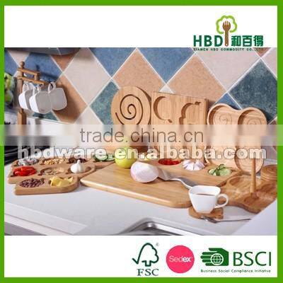 Set top box set, 4 pcs bamboo box set