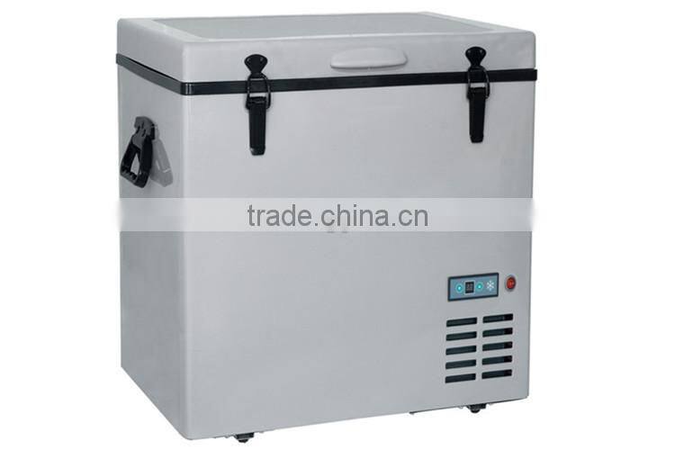 new product 2015 DC12V/24V camping portable mobile car fridge 12V 24V solar camping freezer/fridge refrigerator
