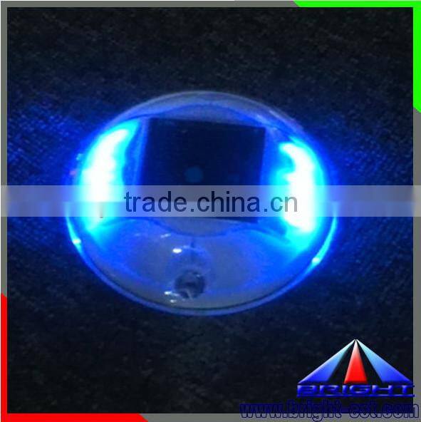 Top quality waterproof aluminium led solar road stud,2*3pcs superbright Led traffic light