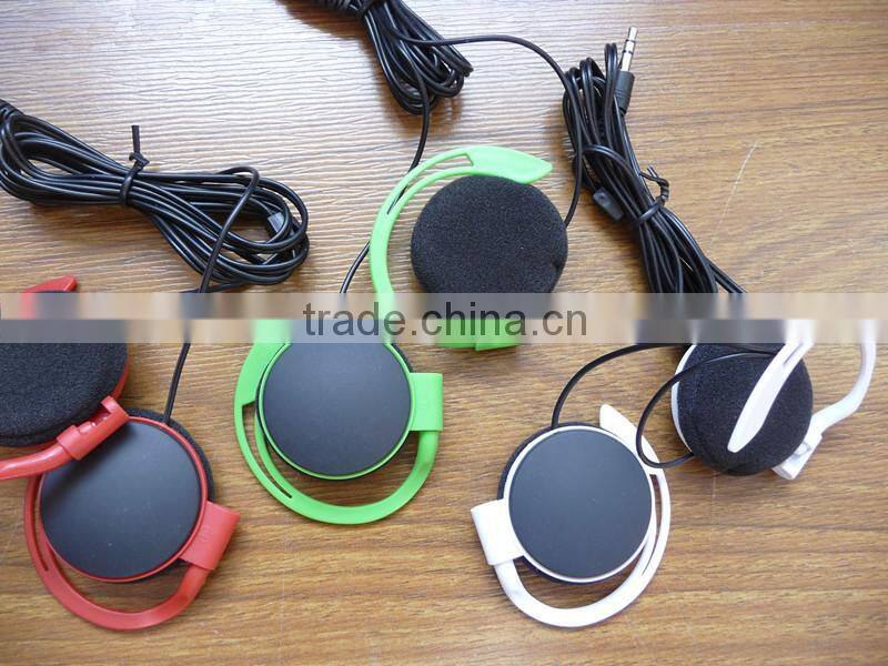 Very cheap price colorful promotional headphones