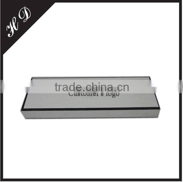 White Men's Tie Cufflink Set Gift Packgaing Box With dividers