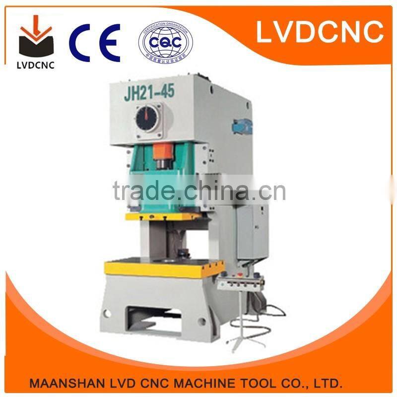 Factory Price JH21-45ton Pneumatic Hole Punching Press Machine with High Speed