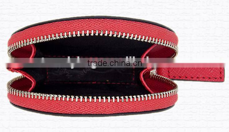 Cheap zipper custom mini leather coin purse,personalized coin purse