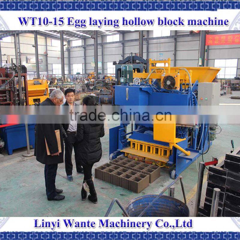 Big sale Big discount WT10-15 Big capacity egg laying block making machine pirce