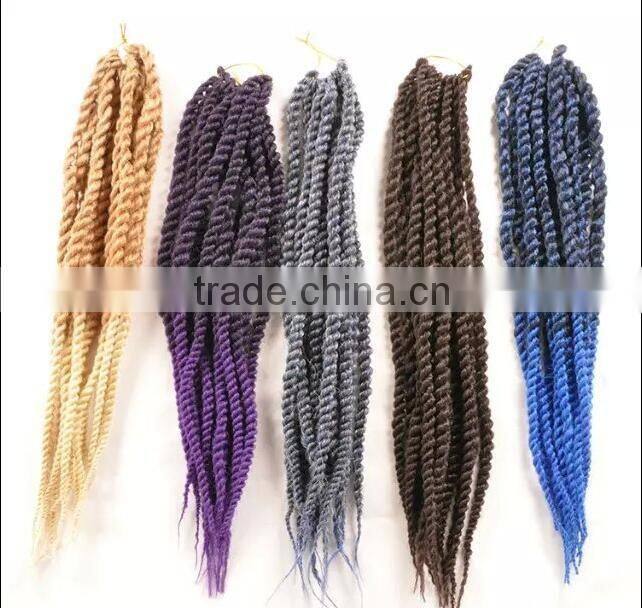 2016 New Premium Havana Mambo Twist Crochet Braid Hair Synthetic Crochet Braiding Hair Extension for Afro