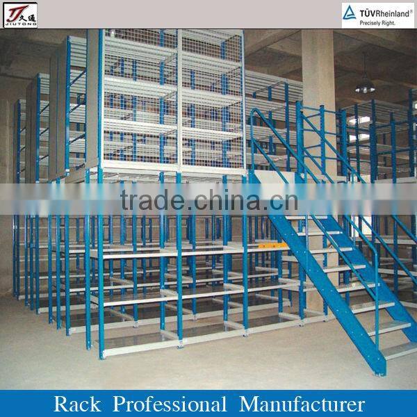 Multi-level Mezzanine Rack for High Space Utilization