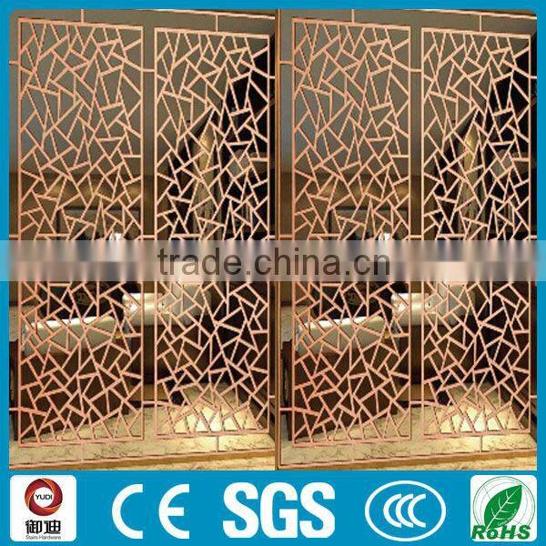 laser cut freestanding metal room divider designs