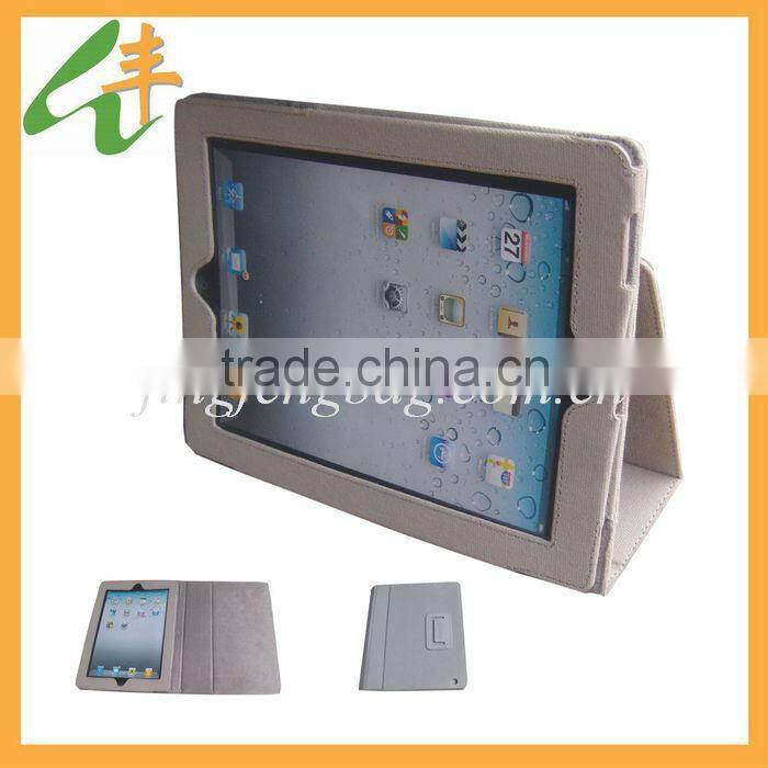 2012 fashion elegant purple flocking 10.1 tablet case