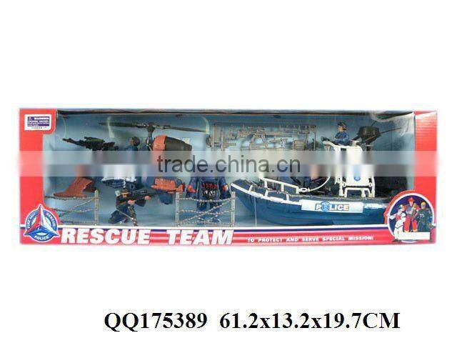 Funny police play set toy