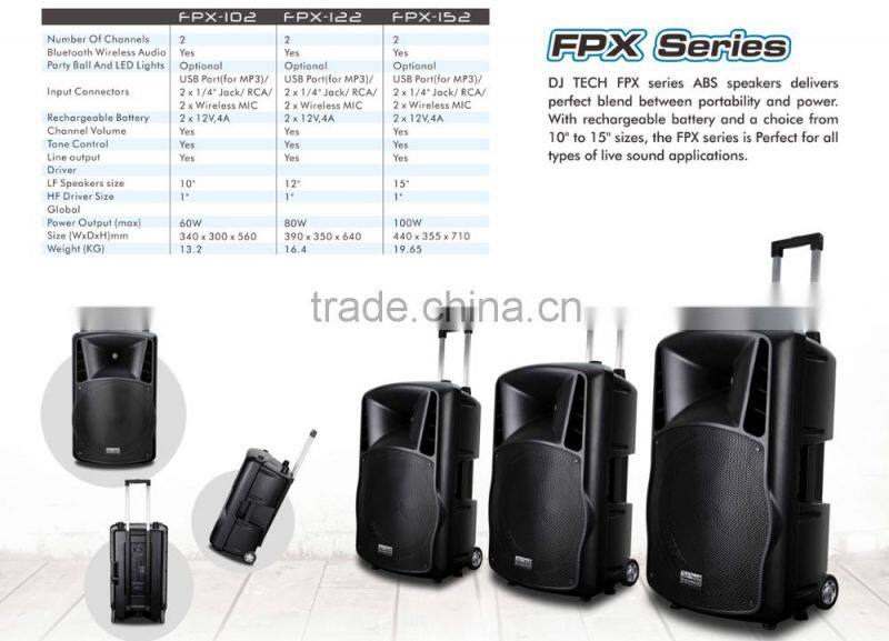 portable hifi bass speaker multifunction trolley live speaker system