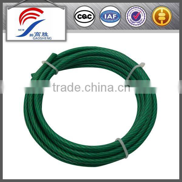 galvanized steel wire cable coated nylon