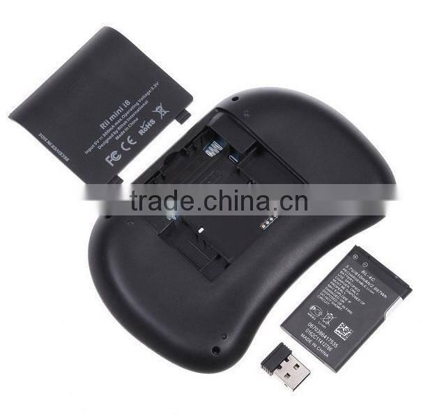 2016 Hot ENY OEM I8 2.4GHz wifi 2.4g ultra mini colored laptop wireless keyboard for acer