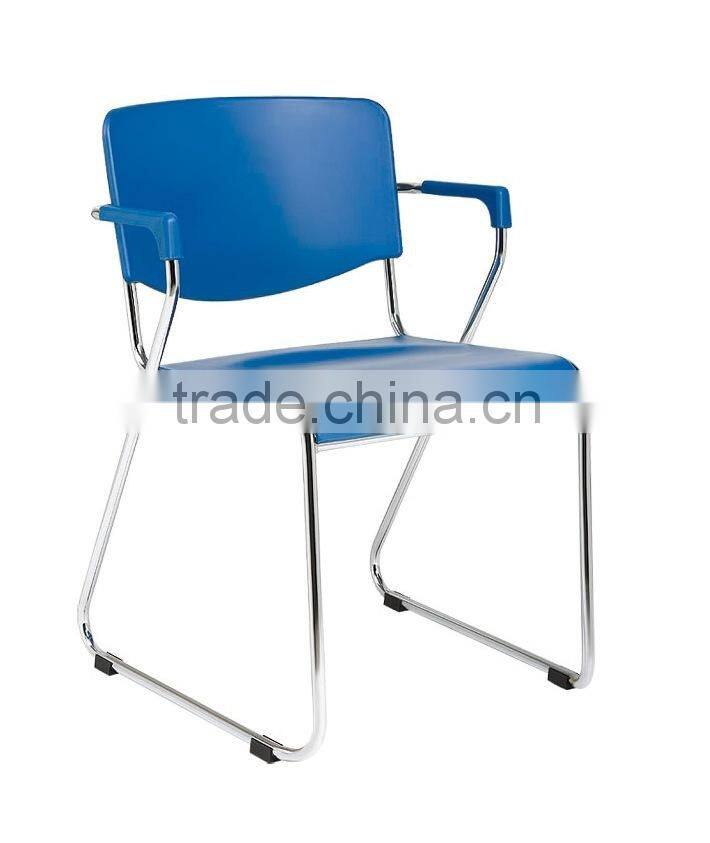hot sales plastic office chairs with armrest for wholesale 1002A
