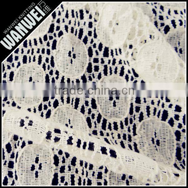 6 Discount Hot Sales High Quality plain color cord lace fabric printing lace for wedding/party african guipure lace fabric 7035